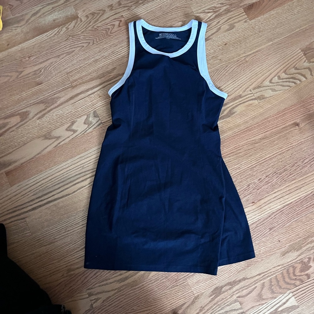 Beyond yoga navy space dye dress large - Picture 4 of 4